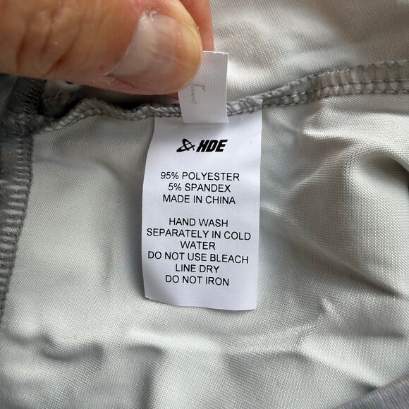 New 2 Piece Set Iridescent Festival Top & Leggings Sz Large Futuristic Halloween - Picture 13 of 14